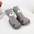 Herbst -Säuglingsboden -Socken flatrohrkämmte Baumwoll -Kleinkindsocken Großhandel Kunde